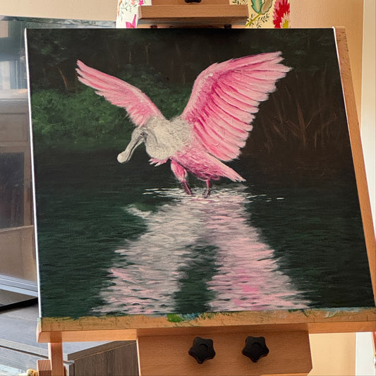 Roseate Spoonbill Painting