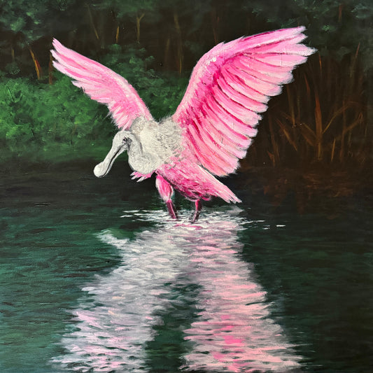 Roseate Spoonbill Painting