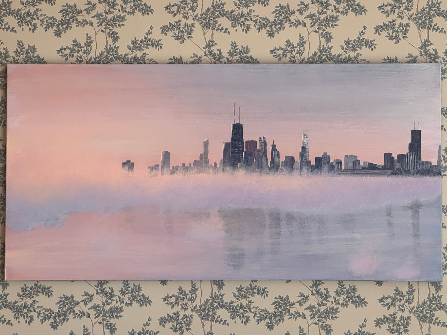 Sunrise on Icy Chicago
